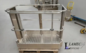Cestello Alluminio per Gru realizzato da Lamec Officine