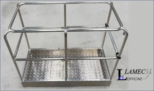 Navicella alluminio con apertura laterale produzione di Lamec Officine